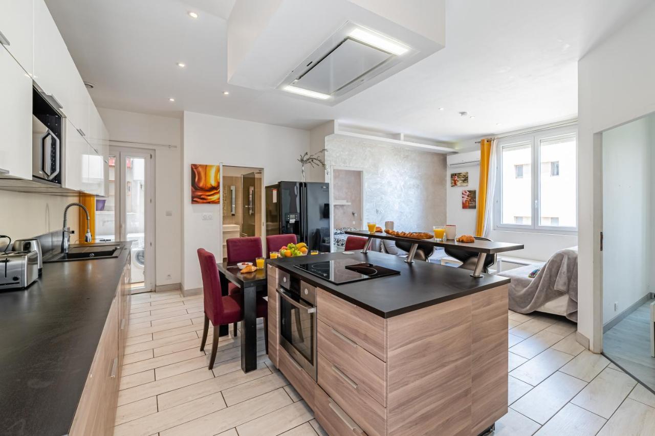 T3 Moderne Et Cosy Au Bord De Mer Marseilles Exterior foto